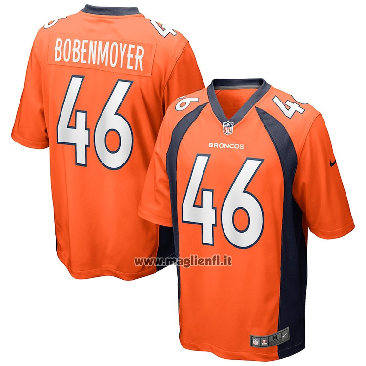 Maglia NFL Game Denver Broncos Jacob Bobenmoyer Arancione